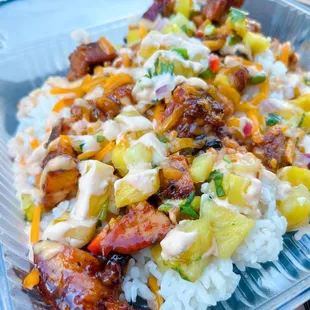 Volcano bowl  colorful, tasty and fresh!