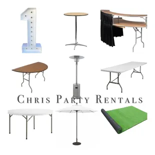 Different tables to choose from heaters turf marquess numbers and much more available