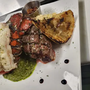  plate of food on a table