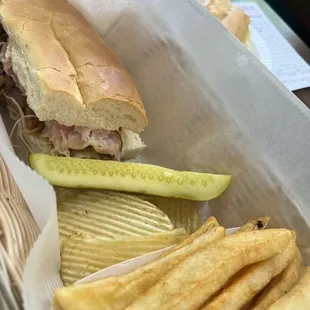 Chris's special with a side of fries.