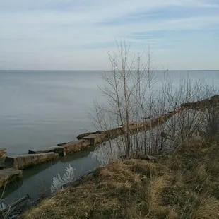 Lake Erie out back.