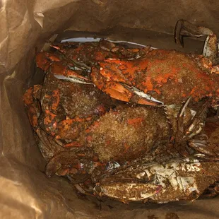 Crabs in a bag