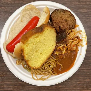 Food provided by chef Lori