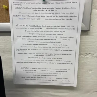 Menu for February 13 to February 17, 2023