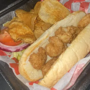 Shrimp po boy