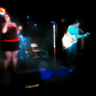 Mike and Kayla playing