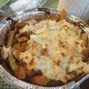 Buffalo chicken fries. They may not look perfect, but they were very good.