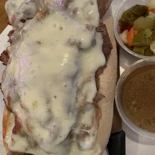 Italian Beef with cheese