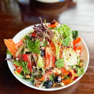 a bowl of mixed vegetables