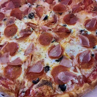 pizza, food
