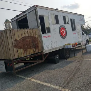 Exterior of food truck