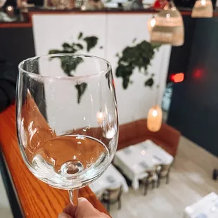 View from the balcony where the bar is located