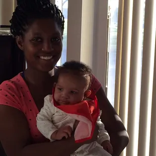 Baby Belle 1st week of school is going great