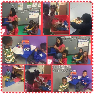 Pre-k room during Free time