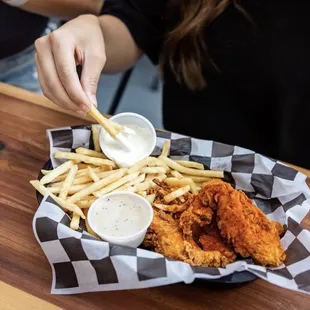 seafood, fish and chips, fish, food