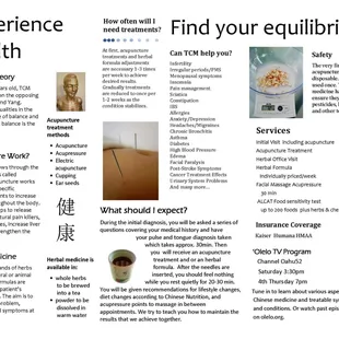 Brochure: what is acupuncture?
