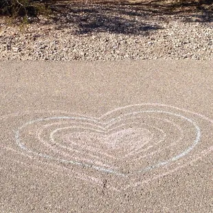 Drawings at the park for Christina.