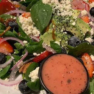 Strawberry Spinach Salad