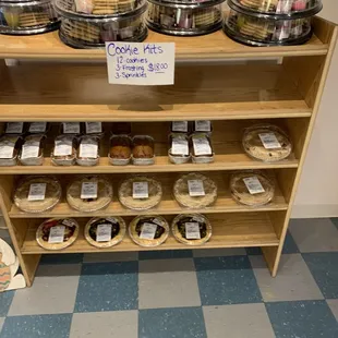 Pies and baked goods assortment for sale