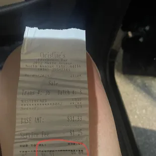 Automatically added tip.  Too bad - you might have gotten more.