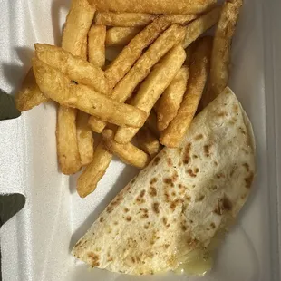 Kids Cheese Quesadilla Combo