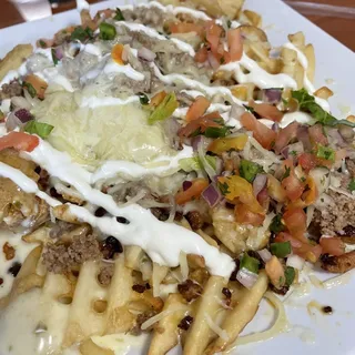 LOADED WAFFLE FRIES
