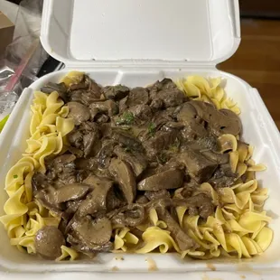 Beef Strongoff