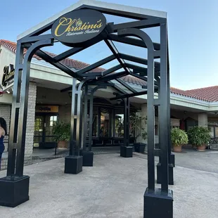 Entrance to restaurant