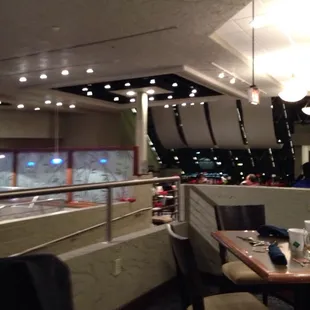 the interior of a restaurant