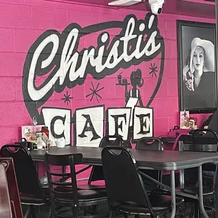 the interior of the restaurant