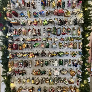 The largest and most complete collection of Olde World Christmas ornaments I've ever seen besides the OWC flagship store.
