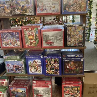 Christmas puzzles from the popular Vermont Christmas Company