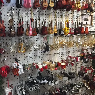 Ornaments inspired by music.