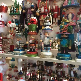 Lots of nutcrackers.