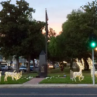 What to our wondering eyes should appear while driving in busy downtown Ontario?