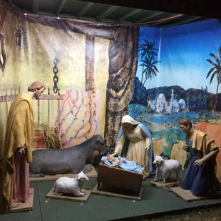 The classic nativity scene. Part of the Christmas on Euclid Experience.
