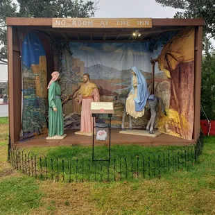 Life size nativity scenes