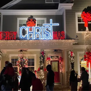 The CHRISTmas house.