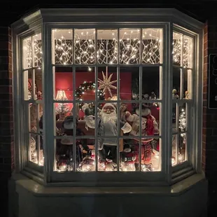 Hair salon storefront.