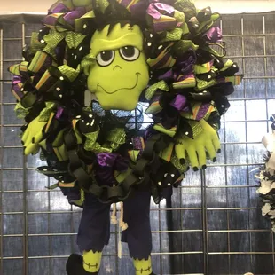 Custom Frankenstein wreath.