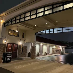 Outside