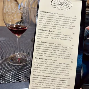 A little wine tasting to bring in the new year!