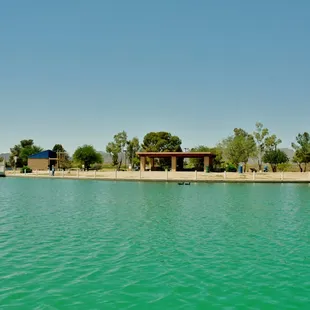 Canoeing on Silverbell Lake.