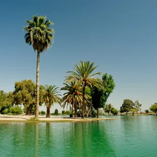 Canoeing on Silverbell Lake.