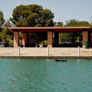 Canoeing on Silverbell Lake.