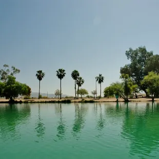 Canoeing on Silverbell Lake.