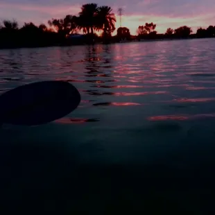 Kayaking on the lake