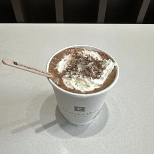 Cocoa Noir hot chocolate