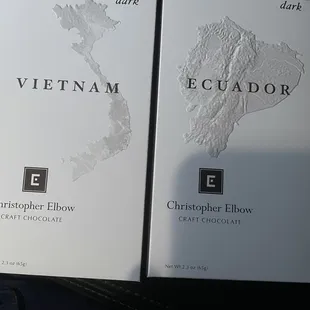 Single origin bars $10