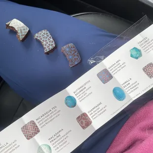 Delicious artisanal chocolates. Couldn't tell the different single origin ganache apart well because they all had the same chocolate shell.
